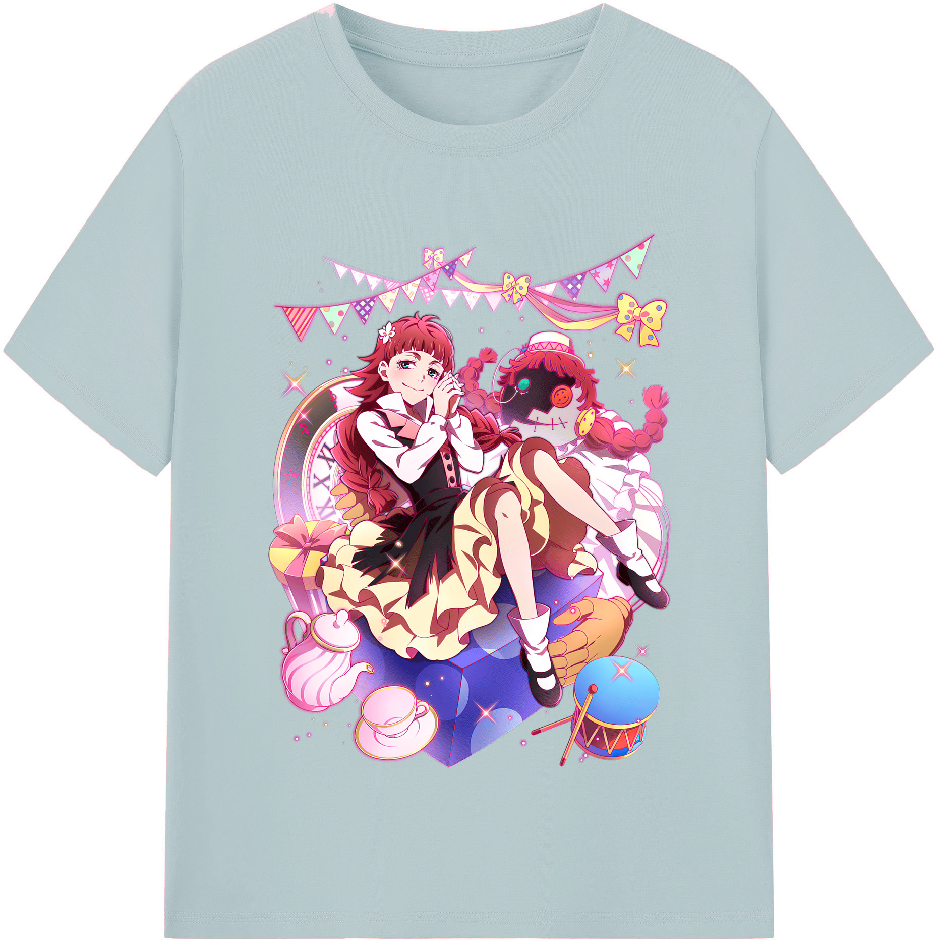 （画像用） 文豪ストレイドッグス Bungo Stray Dogs 綿100％半袖Tシャツ（フロントプリント）